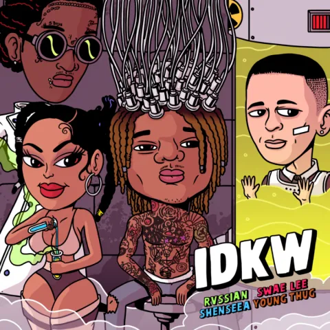 Rvssian, Swae Lee, & Shenseea featuring Young Thug — IDKW cover artwork