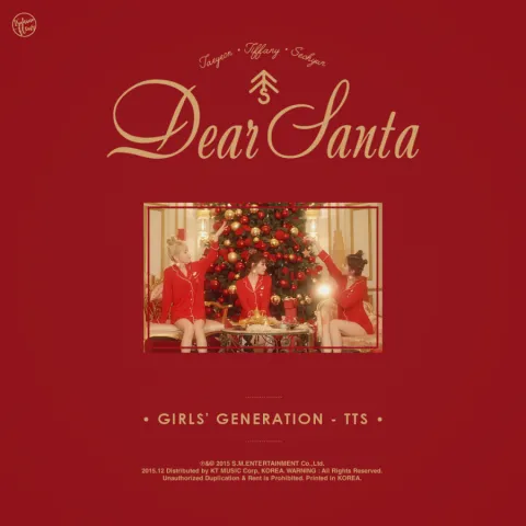Girls&#039; Generation-TTS — Dear Santa cover artwork