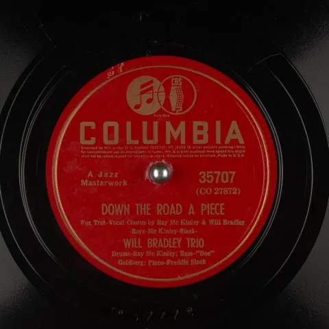 Will Bradley Trio featuring Ray McKinley & Freddie Slack — Down the Road a Piece cover artwork