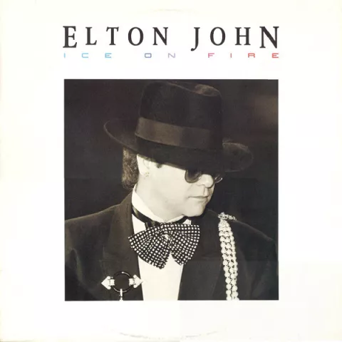 Elton John Ice on Fire cover artwork