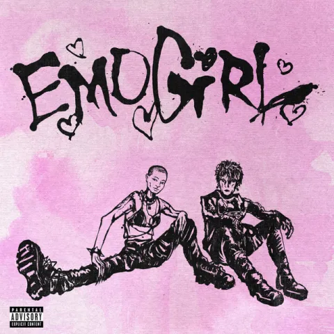 Machine Gun Kelly featuring WILLOW — emo girl cover artwork