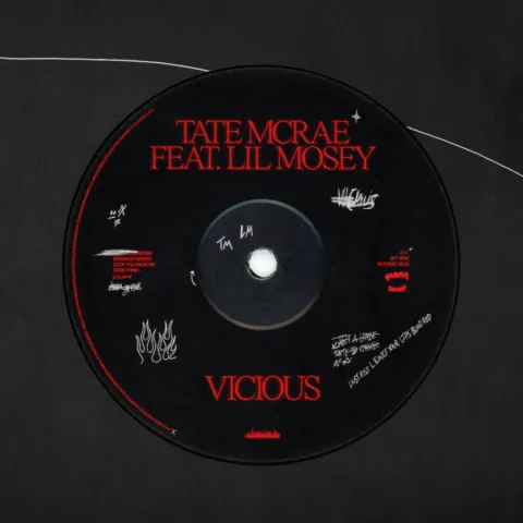 Tate McRae featuring Lil Mosey — vicious cover artwork