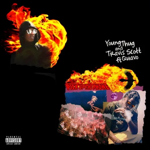 Young Thug & Travis Scott ft. featuring Quavo Pick Up The Phone cover artwork