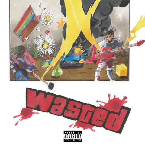 Juice WRLD featuring Lil Uzi Vert — Wasted cover artwork
