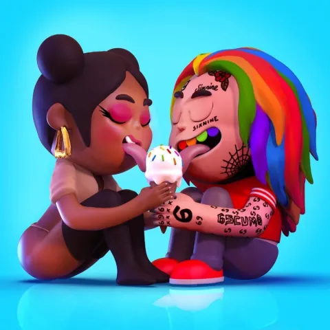 6ix9ine featuring Nicki Minaj & Murda Beatz — FEFE cover artwork