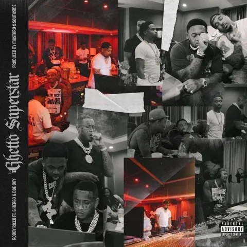 Roddy Ricch featuring G Herbo & Doe Boy — Ghetto Superstar cover artwork