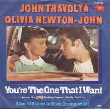 John Travolta, Olivia Newton-John – You're the One That I Want song cover artwork