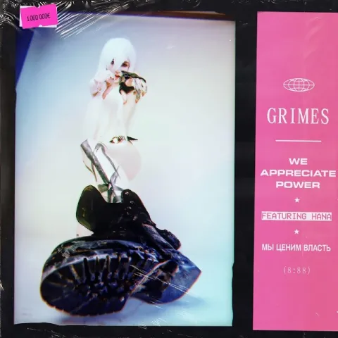 Grimes ft. featuring HANA We Appreciate Power cover artwork