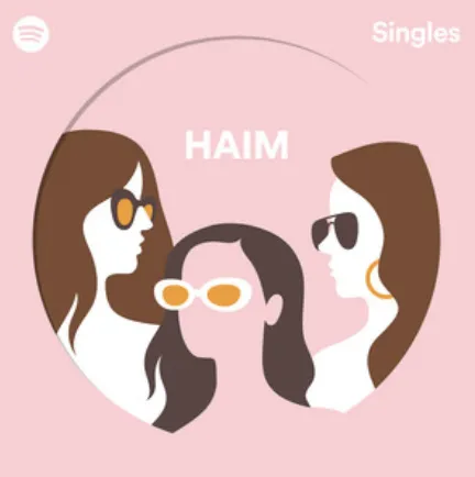 HAIM Spotify Singles cover artwork