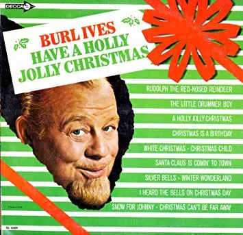 Burl Ives — A Holly Jolly Christmas cover artwork