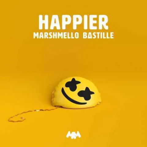 Marshmello & Bastille Happier cover artwork