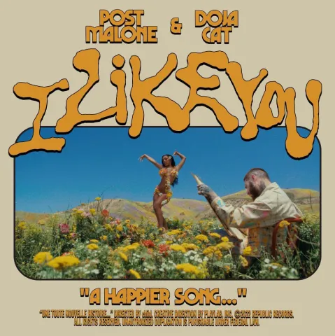 Post Malone featuring Doja Cat — I Like You (A Happier Song) cover artwork
