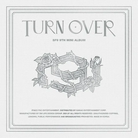 SF9 TURN OVER cover artwork