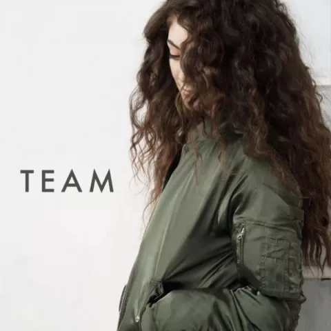 Lorde — Team cover artwork
