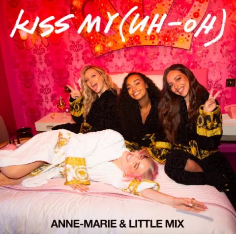 Anne-Marie & Little Mix Kiss My (Uh Oh) cover artwork