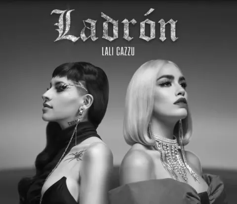 Lali & Cazzu — Ladrón cover artwork