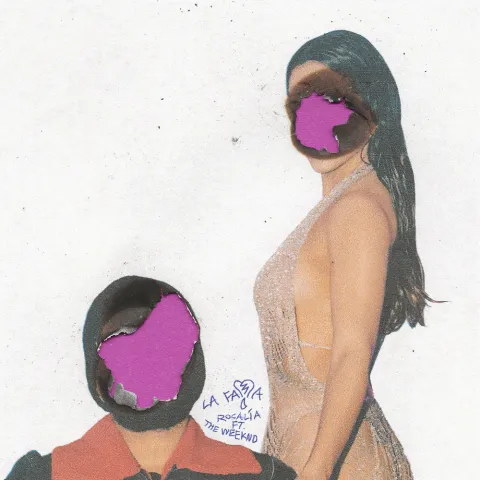 ROSALÍA ft. featuring The Weeknd LA FAMA cover artwork