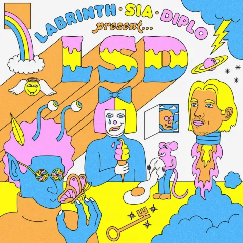 LSD featuring Sia, Diplo, & Labrinth — Angel in Your Eyes cover artwork