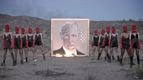 Pussy Riot — Putin&#039;s Ashes cover artwork