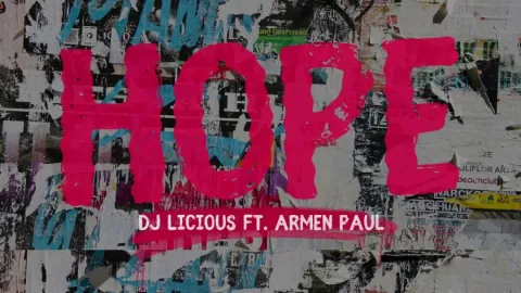 DJ Licious featuring ARMEN PAUL — Hope cover artwork