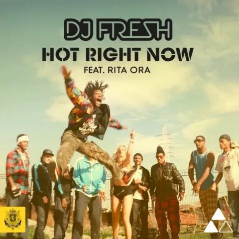 DJ Fresh ft. featuring Rita Ora Hot Right Now cover artwork