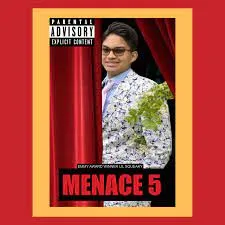 Lil Squeaky featuring Lil Mosquito Disease, Tending Bike, & Lil Stuart Little — Menace 5 cover artwork