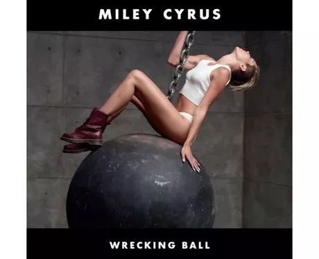 Miley Cyrus — Wrecking Ball cover artwork