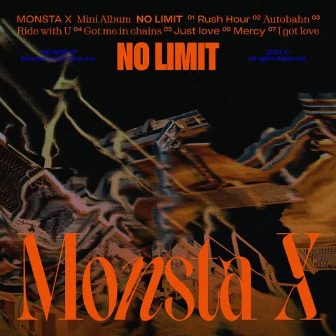 MONSTA X Rush Hour cover artwork