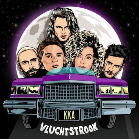 Kris Kross Amsterdam, Antoon, & Sigourney K — Vluchtstrook cover artwork