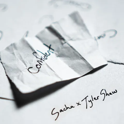 SACHA & Tyler Shaw — Confident cover artwork