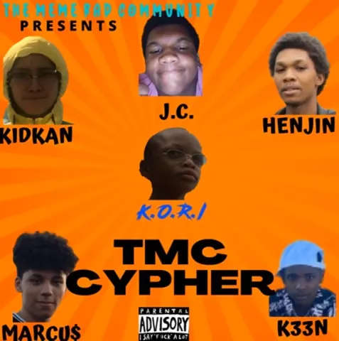 Lil Kori Da Fine$$e Kidd featuring Marcu$, K33n, KidKan, J.C., & Lil Henjin — TMC Cypher cover artwork