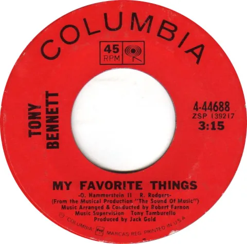 Tony Bennett — My Favorite Things cover artwork