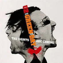 U2 & Green Day — The Saints Are Coming cover artwork