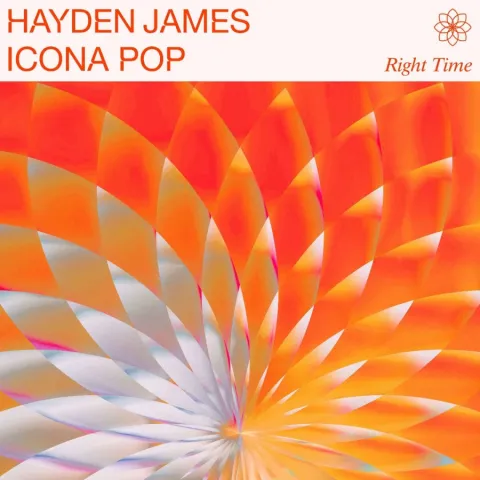 Hayden James & Icona Pop — Right time cover artwork