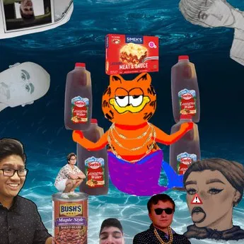 Yung Garfield Water Lasagna cover artwork