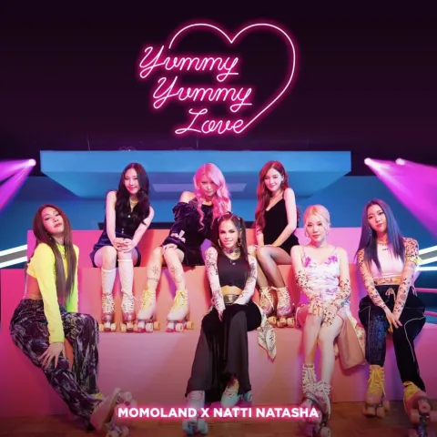 MOMOLAND & Natti Natasha — Yummy Yummy Love cover artwork